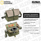National Geographic NG RF 2450 Rain Forest Camera Messenger Bag (Medium, Green)